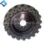 S770 12-16.5 Asphalt Paver Spare Parts Solid Rubber Tyre Wheels For Bobs Machine