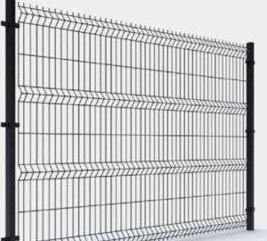 Wholesale RAL 9005 Black Curved 3D Welded Wire Mesh Fence BWG 2.0MM-6.5MM from china suppliers