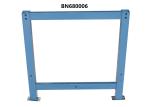 Heavy Duty Height Adjustable Production Workbench Blue Color 72” Wide and 30”