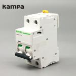 2P 63Amp Magnetic miniature circuit breaker C63 mcb manufacture