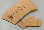 Custom Logo Hot Paper Cup Sleeves Brown Color Lightweight With Heat Insulation