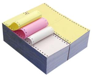 Wholesale Continuous Bill Invoice Paper 5 Plys NCR CB/CFB/CF Black/Blue Image With Virgin Wood Pulp 55gsm 60gsm 62gsm 75gsm 78gsm from china suppliers