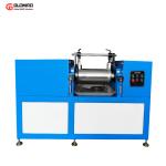 Table Type Plastic Rubber Silica Gel Open Mixing Machine Two Roller