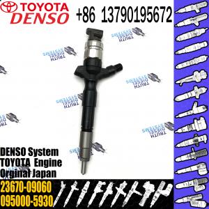 China Diesel Common Rail Injector 23670-09060 095000-5930 For TOYOTA 2KD-FTV on sale