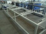 Double Screw Plastic Pipe Extrusion Line For PVC Double Wall Corrugated Pipe