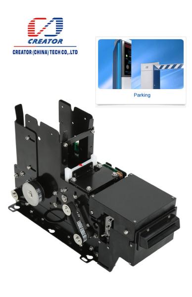 DC 24V Magnetic Card Dispenser For Access Control System , RS-232 Smart Card