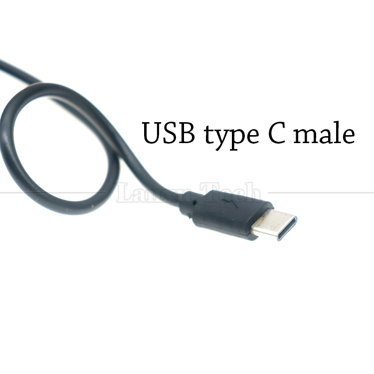 High Quality 1m Booster Converter 5v to 12v USB to USB Type C Power Charger Cable for Light Mats