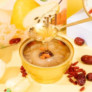 Wholesale Instant Bird's Nest Tremella Pear Soup Ready-to-Eat Collagen Dessert Natural Low Sugar No Preservatives from china suppliers