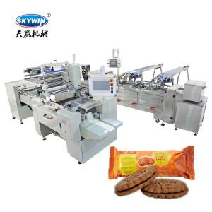 Wholesale Automatic Cream Filled Sandwich Biscuit Machine Connect Envelope Packaging Machine from china suppliers