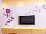 Designer Large Decoration Wall Flower Stickers G233 / Floral Wall Stickers