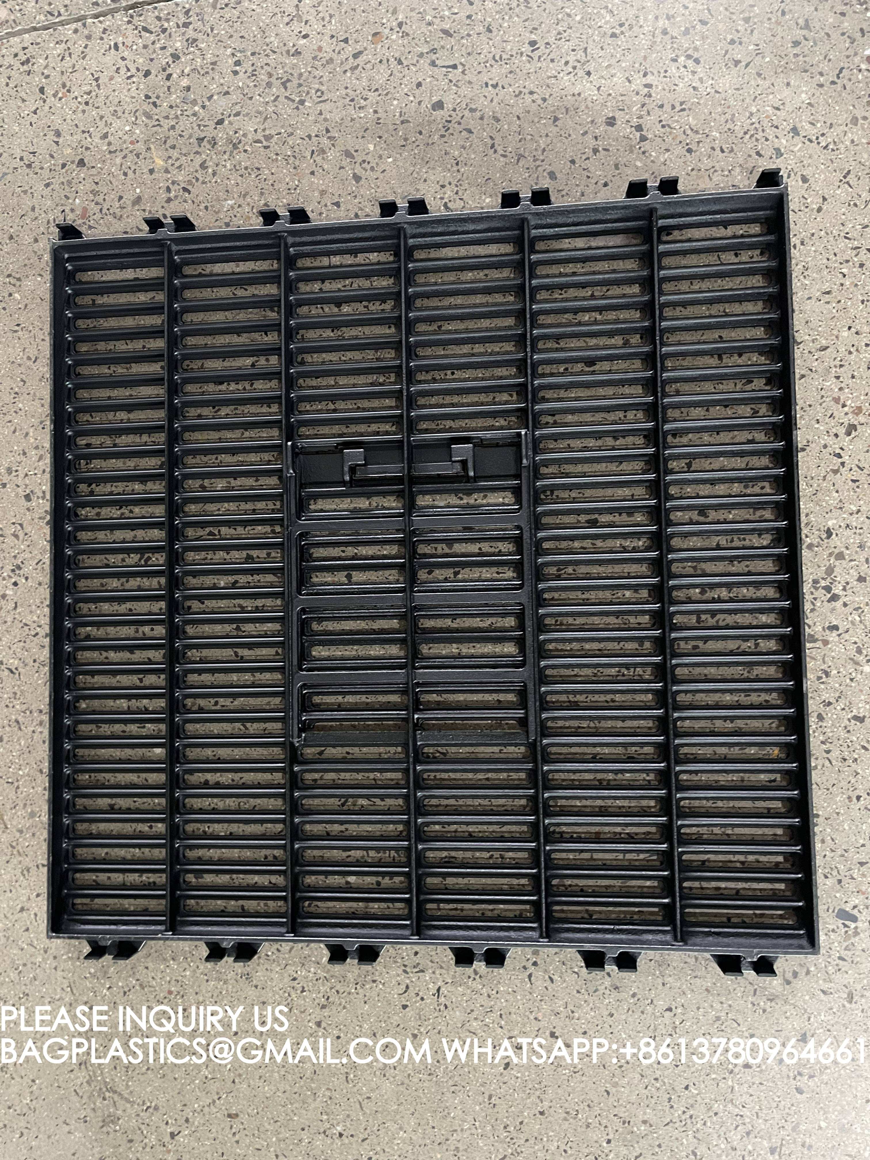 Durable 600*600mm Cast Iron Slat Floor Farrowing Crate For Sow For Animal Husbandry Equipment