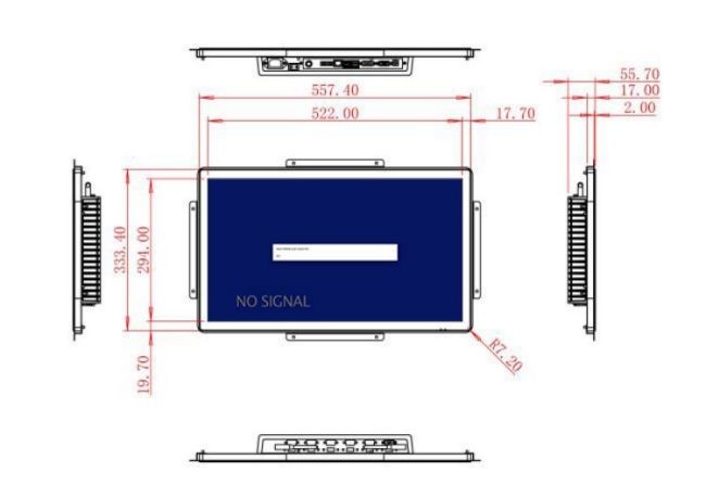 23.6-Inch Touch Screen for Smart Retail and Logistics Monitoring