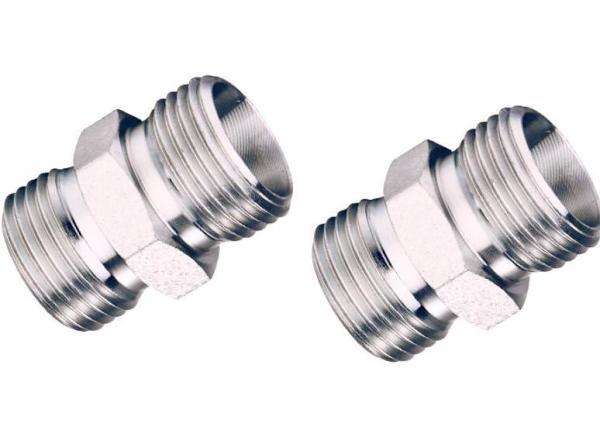Metric 24deg Cone Carbon Steel Hydraulic Fittings Suitable for Heavy Duty