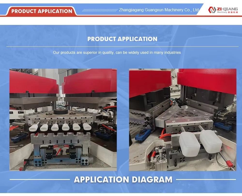 ZQ80 One step Injection Blow Molding Machine For Making 500ML Plastic Water Bottle