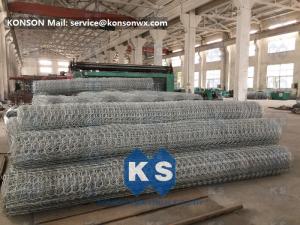 Wholesale Galvanized Wire Netting Gabion Mesh Machine For Chemical Engineering Industry from china suppliers