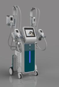 Wholesale 4 handles Coolsculpting body slimming cryolipolysis fat freeze slimming machine with RF cavitation handles from china suppliers
