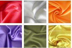 China 100% Textile Polyester Knit Fabric Satin Shining Surface 50D * 70D Yarn Count on sale