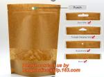 100% Food Grade Customized Recyclable Eco Zipper Eight Side Sealed Biodegradable