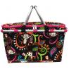 Print Insulated Picnic Basket Bag insulated lunch bag zipper printed cooler bags thermal bags for frozen food for sale