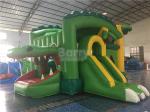 Commercial PVC Inflatable Slide Combo Party Moon Castle Bounce And Slide