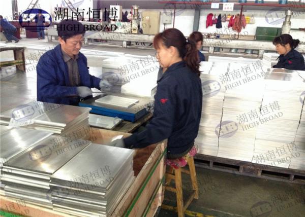 Hot Rolled Mg Magnesium Alloy Sheets , AZ31B AZ91 Pure Magnesium Alloy Plate For