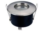 Aluminium GU10 MR16 Push Lock IP65 Bathroom Downlighted - Satin Nickel Color