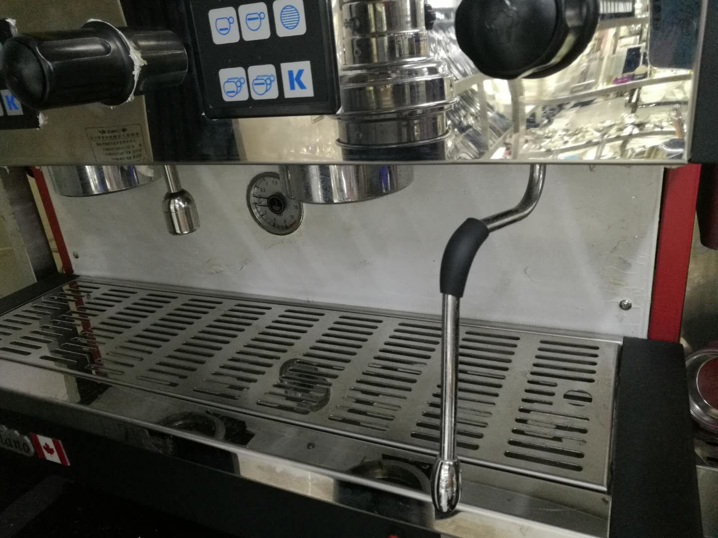 Kitsilano Semi-Automatic Coffee Machine, Snack Bar Equipment Espresso Vacuum Coffee Maker for Café Shop