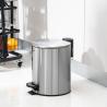 Buy cheap 3L 5L 12L 20L 30L Iron Pedal Round Stainless Steel Trash Bin With Thin Lid from wholesalers