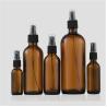 Buy cheap Portable Reusable Glass Mister Bottle , Hard Amber Boston Round Spray Bottle from wholesalers