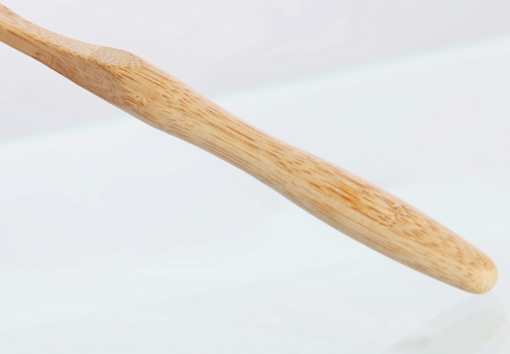 4pcs Eco Bamboo Toothbrush Sustainable 19cm Length Engraved Logo