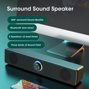Wholesale OEM 60Hz-20KHz Frequency Bluetooth Speaker Bar Plastic Wireless Pc Soundbar from china suppliers