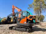 6 Ton Used DH60 Mini Excavator With DX60 And Original Hydraulic Cylinder