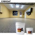 Low-VOC Epoxy Flake Floor Coating Cures Relatively Fast Reducing Downtime