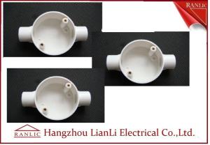 Wholesale White Conduit Terminal Box Waterproof PVC Conduit and Fittings Two Way from china suppliers