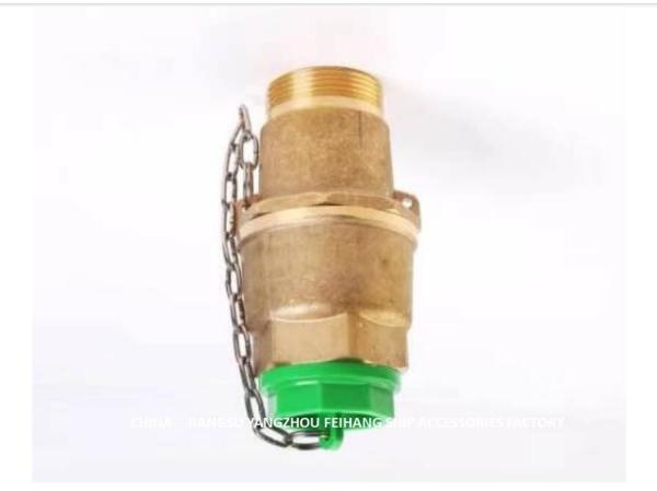 IMPA233390 Large Cabin Check Valve Sewage Drainage Valve Body Copper Internal