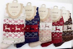 Wholesale 2014 Hot selling ladies christmas toe socks from china suppliers