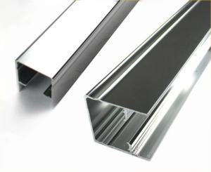 Wholesale Square Mechanically Polished Aluminium Profile , Extrusion For Building Material from china suppliers