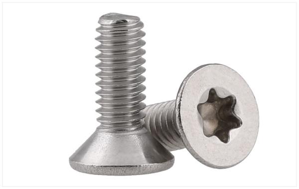 Stainless Steel Torx Flat Head Screws Stainless Steel Countersunk Head Torx
