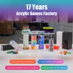 High-end Gifts Colorful Gift Box Package Customizable Pieces Acrylic Backgammon