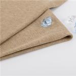 Breathable Solid Knit Fabric 100% Combed Cotton Yarn Fabric 185cm Width