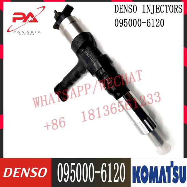 DENSO Common Rail Fuel Injector 095000-6120 For Komatsu PC600 Excavator 6261-11