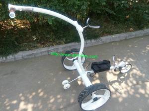 Wholesale High Degree Stainless steel Golf Trolley with double brushless motors from china suppliers