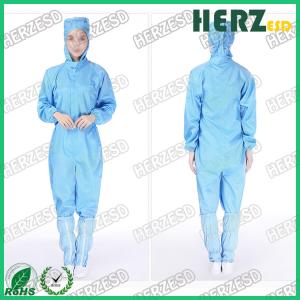 Wholesale Customized Color ESD Protective Clothing Turn Down / Stand Collar Type Size S-XXL from china suppliers