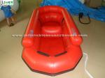 Custom Made Lake Inflatable Rubber Boat / Certified Lead Free Material