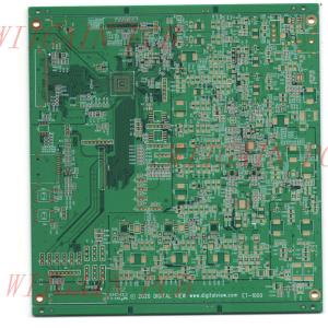 Wholesale 6 Layer Vias Epoxy HDI PCB Board 1.6 MM Green Solder Mask from china suppliers