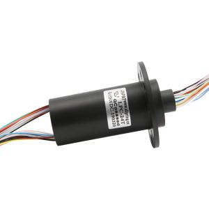 Wholesale 24 Circuit Miniature Slip Ring Compact Capsule Rotary Electrical Interfaces from china suppliers