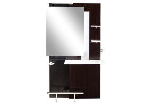 Wholesale Single Side Wooden Salon Mirror Station Royal Style With LED Light , Color Customized from china suppliers