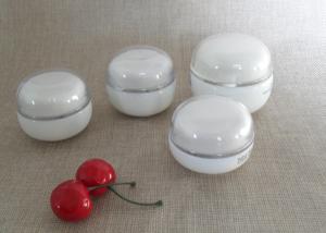 Wholesale OEM Round Fat Plastic Cap Empty Cosmetic Pots , 1 Oz 2 Oz Makeup Jars from china suppliers