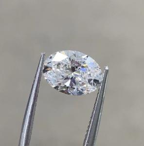 Wholesale Certified Synthetic Diamonds Oval brilliant cut 1-3CT cvd Lab Made Diamonds Colorless Diamond from china suppliers