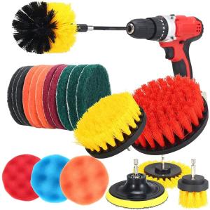 Wholesale Nylon PP Filament Electric Drill Brush 24 Pieces Red 2'' 3.5'' 4'' 5&quot; from china suppliers